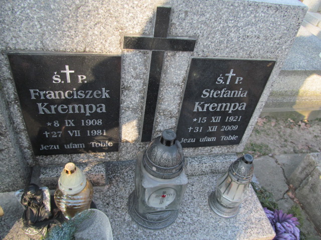 Stefania Krempa 1921 Wieliczka - Grobonet - Wyszukiwarka osób pochowanych