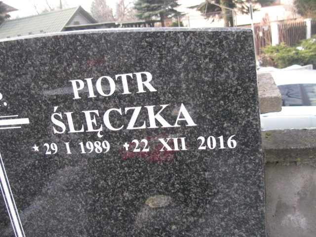 Piotr Ślęczka 1989 Wieliczka - Grobonet - Wyszukiwarka osób pochowanych