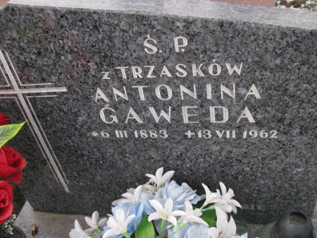 Antonina Gawęda 1883 Wieliczka - Grobonet - Wyszukiwarka osób pochowanych