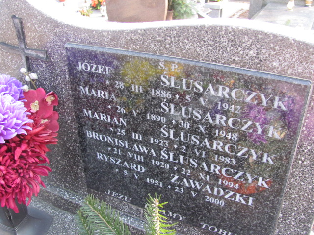 Józef Ślusarczyk 1886 Wieliczka - Grobonet - Wyszukiwarka osób pochowanych
