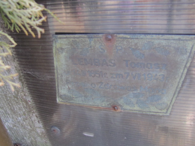 Tomasz Lembas  1851 Wieliczka - Grobonet - Wyszukiwarka osób pochowanych