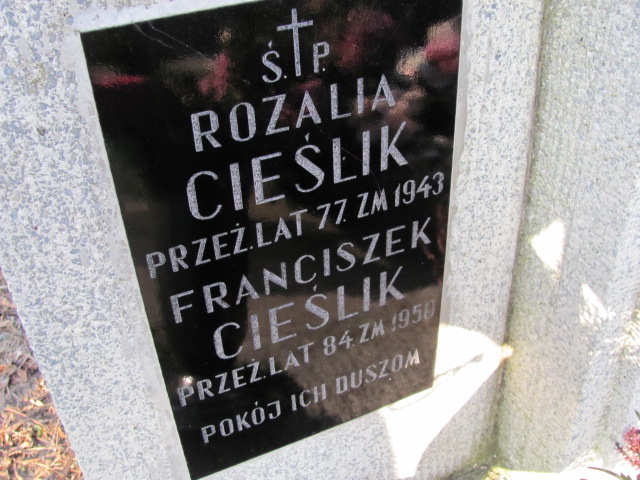 Michał Cieślik 1902 Wieliczka - Grobonet - Wyszukiwarka osób pochowanych