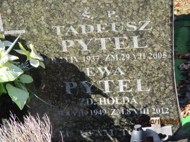 Grób Tadeusz Pytel