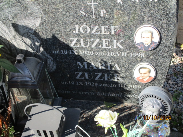 Grób Maria Zuzek