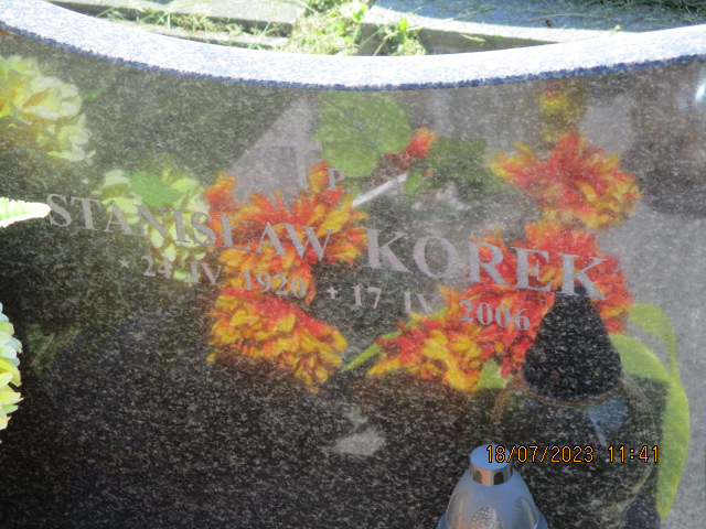 Grób Stanisław Korek