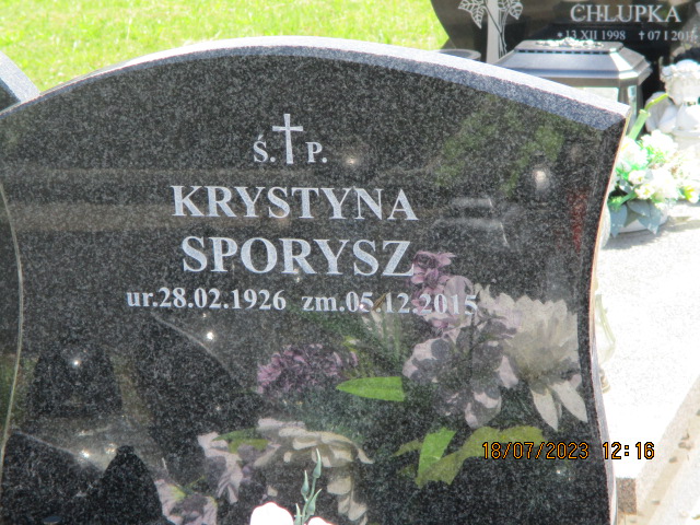 Krystyna Sporysz 1926 Wieliczka - Grobonet - Wyszukiwarka osób pochowanych