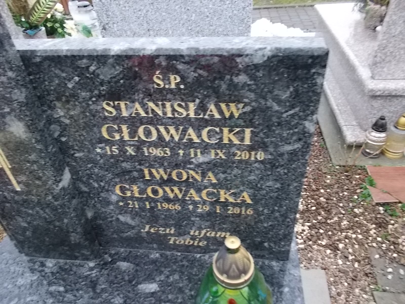 Iwona Stanisława Głowacka  1966 Wieliczka - Grobonet - Wyszukiwarka osób pochowanych