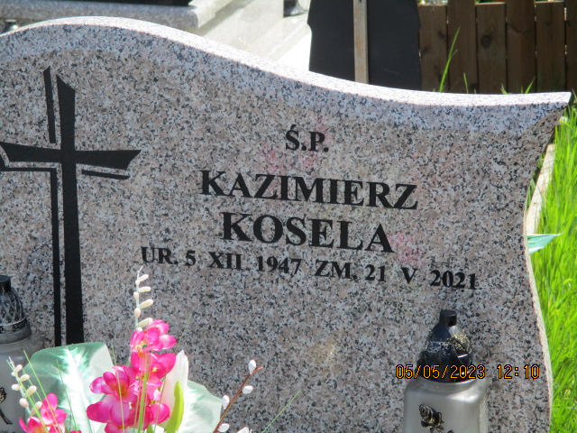 Kazimierz Kosela 1947 Wieliczka - Grobonet - Wyszukiwarka osób pochowanych