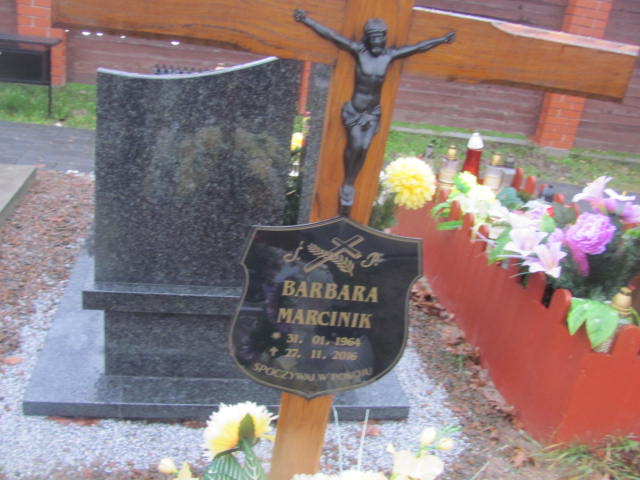 Barbara Marcinik 1964 Wieliczka - Grobonet - Wyszukiwarka osób pochowanych