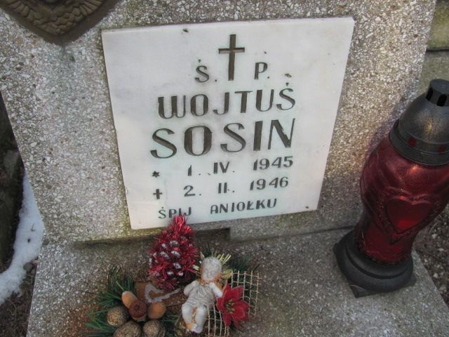 Wojciech Sosin 1945 Wieliczka - Grobonet - Wyszukiwarka osób pochowanych
