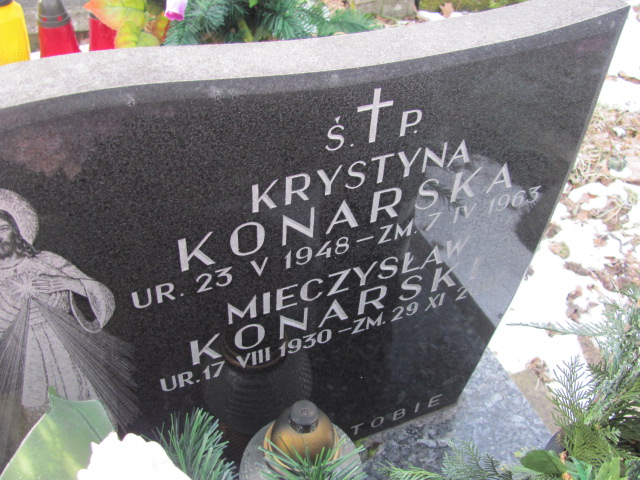 Krystyna Konarska 1948 Wieliczka - Grobonet - Wyszukiwarka osób pochowanych